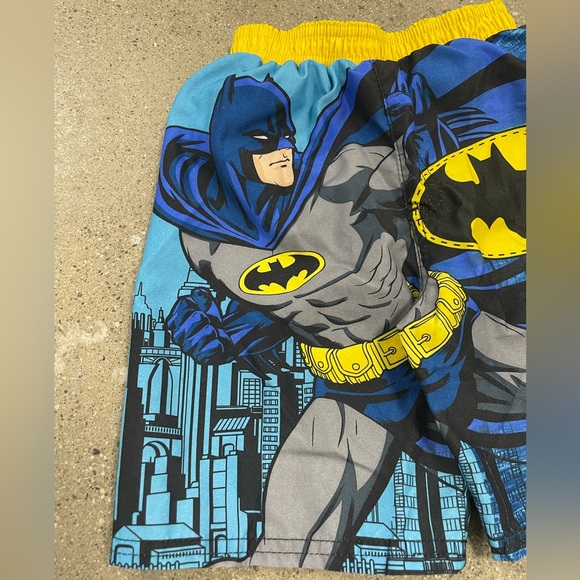 Officially Licensed Batman DC comics swim trunks 3T Front & Back Gotham Graphics - Picture 3 of 11